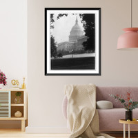 D.C. Washington. Capitol. Exterior. View called In the Temple of Freedom"", Vintage Poster