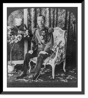 General Prince Min-Yun-Huan, in uniform - Commander-in-Chief of the Korean army - at his Villa, Seoul, Korea, Vintage Wall Art