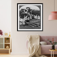 Celebration of opening railway line from Seoul to Fusan, Chosen (Korea) Classic, Antique Poster