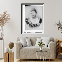 Historic Framed Print, Dowager Queen Louise, Denmark,  17-7/8" x 21-7/8"