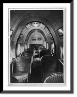 Tastefully decorated - the saloon of a large Vickers aeroplane Classic, Antique Poster
