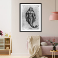 Historic Photo Print - Pesce Donna - Vintage Wall Art Gift