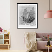 Vintage Americana Print - Two Impending National Dangers