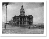 Silver Bow County Court House, Butte, Mont, Vintage Print