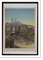 Historic Framed Print, Verdun,  17-7/8" x 21-7/8"