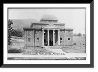 Historic Framed Print, Watauga County Court House, Boone, N.C.,  17-7/8" x 21-7/8"