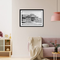 Historic Framed Print, Watauga County Court House, Boone, N.C.,  17-7/8" x 21-7/8"