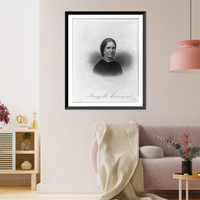 Historic Framed Print, Mary Ashton Livermore, 1820-1905 - 2,  17-7/8" x 21-7/8"
