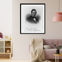 Historic Framed Print, Alvan Stewart, 1790-1849,  17-7/8" x 21-7/8"