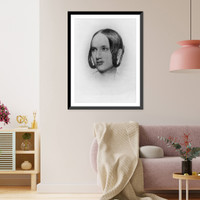 Caroline Wells (Healey) Dall, 1822-1912, Vintage Print