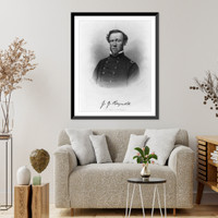 Historic Framed Print, Joseph Jones Reynolds, 1822-1899,  17-7/8" x 21-7/8"