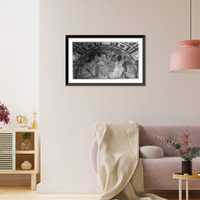 Historic Framed Print, Mural, Hercules,  by Walter McEwen, in the Library of Congress,  17-7/8" x 21-7/8"