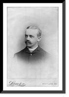 Nathan Clifford Brown, head-and-shoulders portrait, facing left.Lamson, Portland, Me, Antique Wall Art