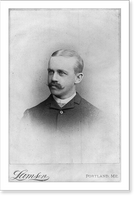 Nathan Clifford Brown, head-and-shoulders portrait, facing left.Lamson, Portland, Me, Antique Wall Art