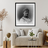 Caroline Lavinia (Scott) Harrison, d. 1892 Classic, Antique Poster