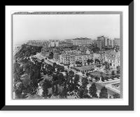 Bird's-eye view of Riverside Drive from 72nd St., New York City, Vintage Poster