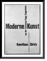 Moderne Kunst aus der Sommlung Peggy Guggenheim, Vintage Poster