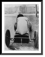 Henry Fournier in his racer automobile, Antique Print