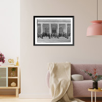 Historic Framed Print, Composite photograph group of the Chiefs of Police, New York City,  17-7/8" x 21-7/8"