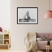 Historic Framed Print, MARGUERITE [sailing yacht],  17-7/8" x 21-7/8"