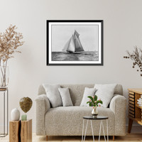 Historic Framed Print, MARGUERITE [sailing yacht],  17-7/8" x 21-7/8"