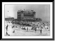 New Jersey. Atlantic City. Garden Pier Classic, Antique Print