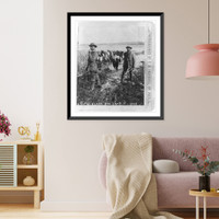 Historic Framed Print, A day at Black Dog Lake,  17-7/8" x 21-7/8"