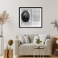 Portrait of Samuel Pegge and title page from his The Fortune of Cury, a ROLL of Ancient English Cookery, Vintage Poster