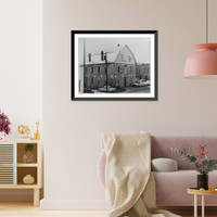 Historic Framed Print, [Arkansas courthouses]: Hardy, Sharp Co.,  17-7/8" x 21-7/8"
