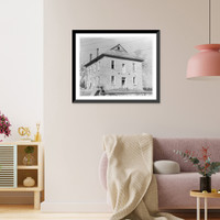 Historic Framed Print, [Arkansas courthouses]: Evening Shade, Sharp Co.,  17-7/8" x 21-7/8"
