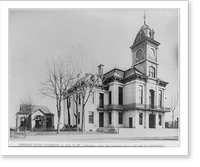 Arkansas courthouses: Pine Bluff, Jefferson Co., over one hundered years old and in continuous use, Antique Wall Art