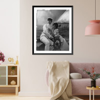 2 women, one in man's clothing, on sailboat, Vintage Poster