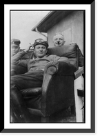 Historic Framed Print, [Ausruhen nach einem Flug],  17-7/8" x 21-7/8"