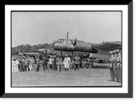 G&ouml;ring and Crown Prince Paul of Yugoslavia walking from military planes at Doberitz, Vintage Poster