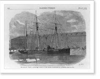 The English pirate ALEXANDRA seized by the British government at Liverpool, Vintage Poster