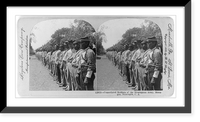 Historic Framed Print, Conscripted soldiers of the Nicaraguan Army, Managua, Nicaragua, C.A.,  17-7/8" x 21-7/8"