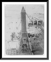 The obelisk and view of old Egyptian fort, Antique Poster