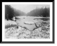 Adirondack Mountains, N.Y. - winter scenes: Lake Tear of the Clouds, from the head Classic, Historic Print