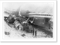 Vintage Railroad - Washington - Wreck on the Chicago, 1911