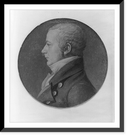 Historic Framed Print, [Samuel Dinsmore Purviance, head-and-shoulders portrait, left profile],  17-7/8" x 21-7/8"