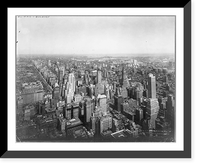 Historic Framed Print, View from Radio City, looking northeast,  17-7/8" x 21-7/8"
