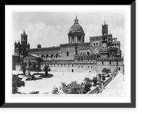 Historic Framed Print, Palermo, [Sicily, Italy]: La Cattedrale, ricostruita dal 1169 al 1185,  17-7/8" x 21-7/8"
