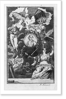 Allegory: Nature stands ready to strike the lyre, as Liberty presents medal to Washington; Fame blows her trumpet, and Astrea finds a part of the earth where she may fix her residence Classic Wal
