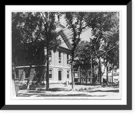 Historic Framed Print, Washington County Court House, Machias, Me.,  17-7/8" x 21-7/8"