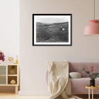 Historic Framed Print, [Adirondack Mountains, N.Y.]: Valley of the Hudson from Tahawus,  17-7/8" x 21-7/8"