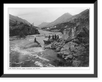 Alaska: Rapids between Lakes Linderman and Bennett, Historic Reproduction