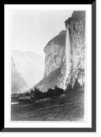 Historic Framed Print, Switzerland - Falls of the Staubach,  17-7/8" x 21-7/8"