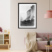 Historic Framed Print, Switzerland - Falls of the Staubach,  17-7/8" x 21-7/8"