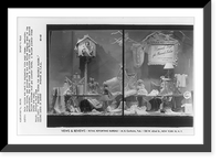 Retail store window displays of clothing for infants, Historic Print