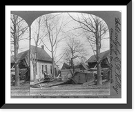Historic Framed Print, The great flood's toll, Logansport, Ind., March 1913,  17-7/8" x 21-7/8"